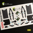 3D Decals Interior Helicopters HH-60H Rescue Hawk (for Kitty Hawk / Zimimodel plastic model kit) Scale 1:35 KeliK K35016 USA