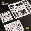 3D Decals Interior Helicopters AH-64D Apache (for Takom plastic model kit) KeliK K35018 Scale 1:35 USA