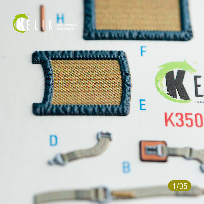 3D Decals Interior Helicopters Bell AH-1G Cobra (for ICM Plastic Model Kit) Scale 1:35 KeliK K35021 USA