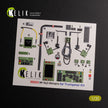 3D Decal Interior and classic Decal M142 HIMARS (for Trumpeter Plastic Model Kit) Scale 1:35 KeliK K35023 USA