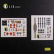 3D Decal Interior HUMVEE HMMWV M1036 with TOW Desert version (for Italeri Plastic Model Kit) Scale 1:35 KeliK USA