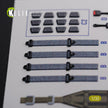 3D Decal Interior HUMVEE HMMWV M1036 with TOW Desert version (for Italeri Plastic Model Kit) Scale 1:35 KeliK USA