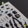 3D Decals interior Helicopters McDonnell Douglas AH-64D Apache (for Meng Plastic Model Kit) Scale 1:35 KeliK K35026 USA