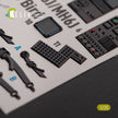 AH-6J/MH6J Little Bird. Interior 3D Decals (for Kitty Hawk / Zimimodel Helicopter model kit) Scale 1:35 KeliK K35033