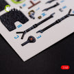 3D Decals Interior General Dynamics F-111 D/E Aardvark (for HobbyBoss model kit) Scale 1:48 KeliK K48002 USA