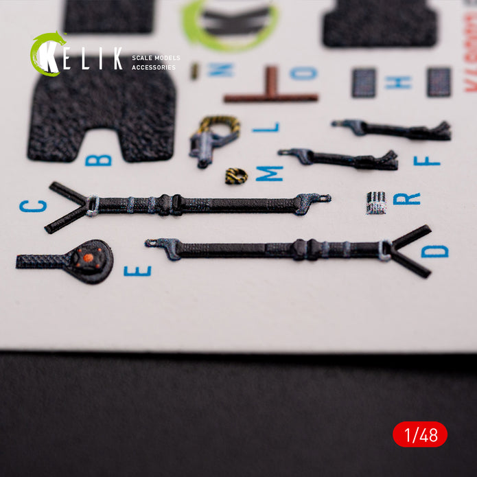 3D Decals Interior General Dynamics F-111 D/E Aardvark (for HobbyBoss model kit) Scale 1:48 KeliK K48002 USA