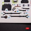 3D Decals Interior General Dynamics F-111 D/E Aardvark (for HobbyBoss model kit) Scale 1:48 KeliK K48002 USA