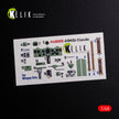 3D Decals Interior Aircraft A5M2B Claude (for WingsyKits model kit) Scale 1:48 KeliK K48005 Japan (WW2)