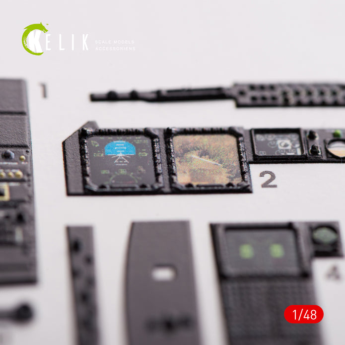 3D Decals Interior Bell Boeing MV-22 "Osprey" (for HobbyBoss model kit) Scale 1:48 KeliK K48006 USA