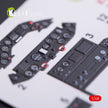 3D Decals Interior Aircraft Douglas TBD-1A Devastator (for GWH model kit) Scale 1:48 KeliK K48008 USA (WW2)