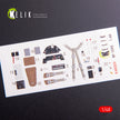 3D Decals Interior Messerschmitt Bf-109E (for WingsyKits model kit) Scale 1:48 KeliK K48009 Germany (WW2)