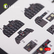 3D Decals Interior F-82 F,G Twin Mustang (for Modelsvit model kit) Scale 1:48 KeliK K48013 USA (WW2)