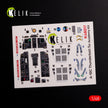Interior 3D Decals Aircraft Fairchild Republic A-10 Thunderbolt II (for Academy Plastic Model Kit) Scale 1:48 KeliK K48017 USA
