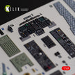 Fairchild Republic A-10C Thunderbolt II. Interior 3D Decals (for Italeri Aircraft model kit) Scale 1:48 KeliK K48018