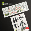 Interior 3D Decals Aircraft McDonnell Douglas F-4 (B,N) Phantom II (for Academy Plastic Model Kit) Scale 1:48 KeliK K48020 USA