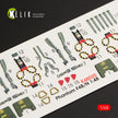 Interior 3D Decals Aircraft McDonnell Douglas F-4 (B,N) Phantom II (for Academy Plastic Model Kit) Scale 1:48 KeliK K48020 USA