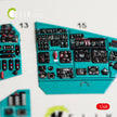 Interior 3D Decals Helicopters MI-24P (for Zvezda Plastic Model Kit) Scale 1:48 KeliK K48024 Ukraine/USSR