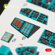 Interior 3D Decals Helicopters MI-24P (for Zvezda Plastic Model Kit) Scale 1:48 KeliK K48024 Ukraine/USSR