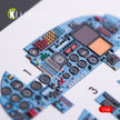 Interior 3D Decals Aircraft SU-24 (for Trumpeter Plastic Model Kit) Scale 1:48 KeliK K48025 Ukraine/USSR