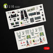 Interior 3D Decals Aircraft McDonnell Douglas F-4B Phantom II (for Tamiya model kit) Scale 1:48 KeliK K48027 USA