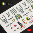 Interior 3D Decals Aircraft McDonnell Douglas F-4B Phantom II (for Tamiya model kit) Scale 1:48 KeliK K48027 USA