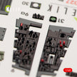 Interior 3D Decals Aircraft McDonnell Douglas F-4B Phantom II (for Tamiya model kit) Scale 1:48 KeliK K48027 USA