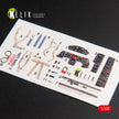 Interior 3D Decals Aircraft F-104G Starfighter late type (for Hasegawa Plastic Model Kit) Scale 1:48 KeliK K48032 USA