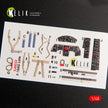 Interior 3D Decals Aircraft F-104G Starfighter late type (for Hasegawa Plastic Model Kit) Scale 1:48 KeliK K48032 USA