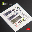 Interior 3D Decals Aircraft F16C\N Fighting Falcon (for Tamiya Model Kit) Scale 1:48 KeliK K48035 USA