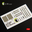 Interior 3D Decal North American F82 E/H Twin Mustang (for Modelsvit Model Kit) Scale 1:48 KeliK K48046 USA (WW2)