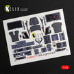Interior 3D Decal F-35A Lightning II (for Kitty Hawk Model Kit) Scale 1:48 KeliK K48047 USA