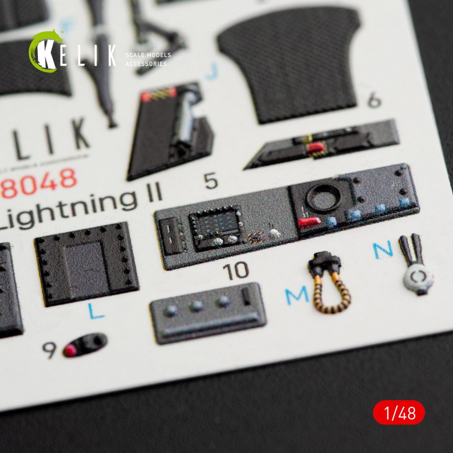 Interior 3D Decal F-35B Lightning II (for Kitty Hawk Model Kit) Scale 1:48 KeliK K48048 USA