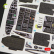 Sikorsky MH-60K Black Hawk Aircraft Interior 3D Decals (for Italeri kit) 2666 Scale 1:48 KeliK K48050 USA