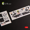 Mitsubishi JASDF F-2A Interior 3D Decals (for Hasegawa Plastic Model) Scale 1:48 KeliK K48053 Japan