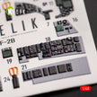 Mitsubishi JASDF F-2B Interior 3D Decals (for Hasegawa Plastic Model) Scale 1:48 KeliK K48054 Japan