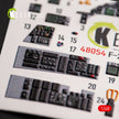 Mitsubishi JASDF F-2B Interior 3D Decals (for Hasegawa Plastic Model) Scale 1:48 KeliK K48054 Japan