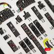 IA-58 Pucara Interior 3D Decals (for Kinetic Model Kit) KeliK K48055 Scale 1:48 Brazil