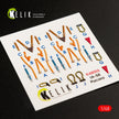 IA-58 Pucara Interior 3D Decals (for Kinetic Model Kit) KeliK K48055 Scale 1:48 Brazil
