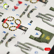 McDonnell Douglas F-4G Phantom II Interior 3D Decals (for Meng Plastic Model Kit) KeliK K48056 Scale 1:48 USA