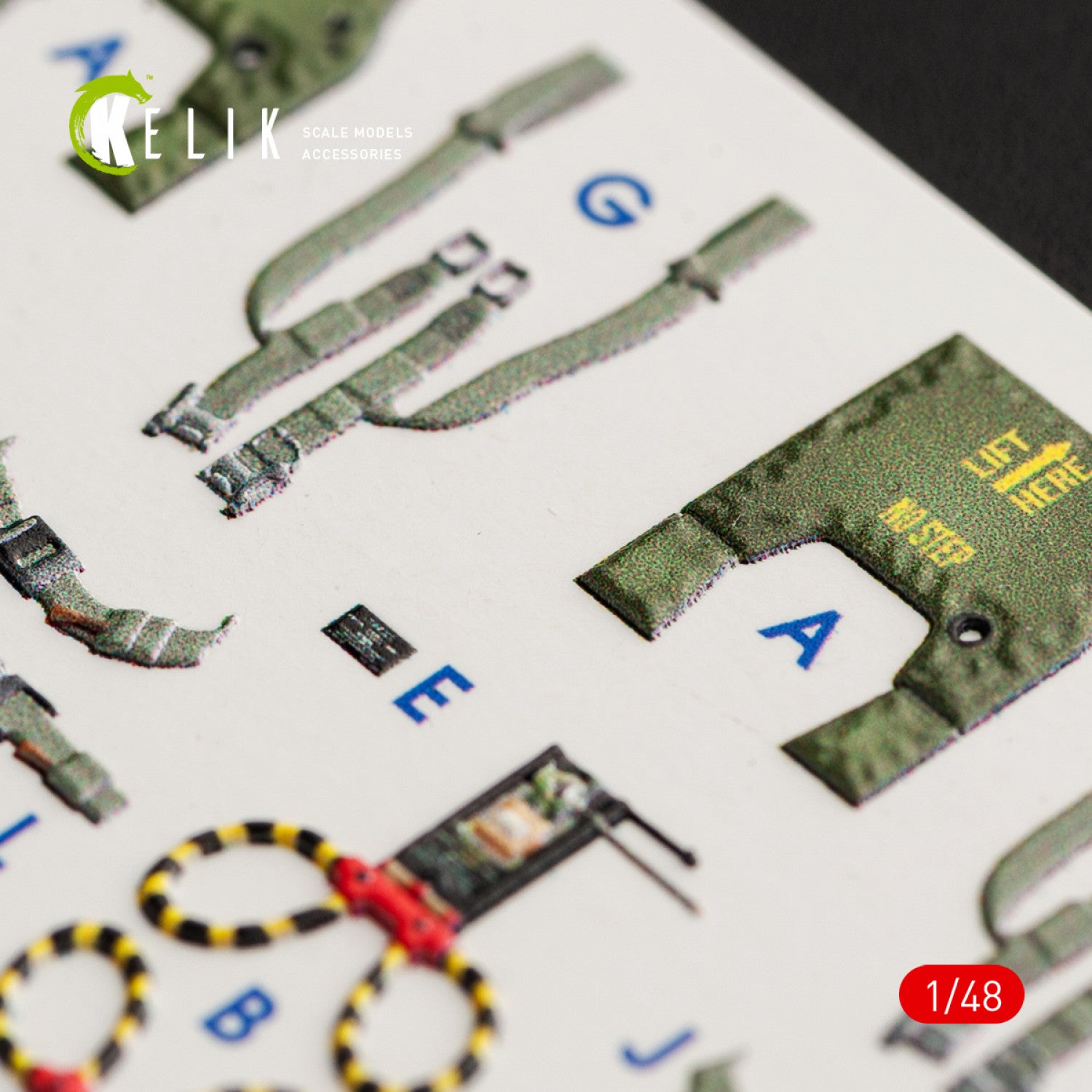 McDonnell Douglas F-4G Phantom II Interior 3D Decals (for Meng Plastic Model Kit) KeliK K48056 Scale 1:48 USA