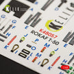 T-50 ROKAF Interior 3D Decals (for Academy Model Kit) KeliK K48057 Scale 1:48 Korea