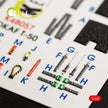 T-50 ROKAF Interior 3D Decals (for Academy Model Kit) KeliK K48057 Scale 1:48 Korea