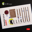 3D Decals Interior Aircraft P-51H Mustang (for Modelsvit Model Kit) Scale 1:48 KeliK K48059 USA (WW2)