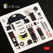 3D Decals Interior Aircraft Chance Vought F4U-1A Corsair (for Tamiya Model Kit) Scale 1:48 KeliK K48061 USA (WW2)