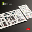 3D Decals Interior Aircraft Grumman F-14D Tomcat (for Tamiya Plastic Model Kit) Scale 1:48 KeliK K48063 USA