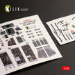 3D Decals Interior Aircraft Grumman F-14D Tomcat (for AMK Plastic Model Kit) Scale 1:48 KeliK K48064 USA