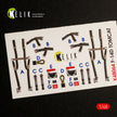 3D Decals Interior Aircraft Grumman F-14D Tomcat (for AMK Plastic Model Kit) Scale 1:48 KeliK K48064 USA