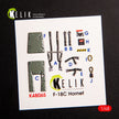 3D Decals Interior Aircraft McDonnell Douglas F-18C Hornet (for Hasegawa Plastic Model Kit) Scale 1:48 KeliK K48065 USA