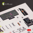 3D Decals Interior Aircraft F-35A Lightning II (for Tamiya Plastic Model Kit) Scale 1:48 KeliK K48067 USA