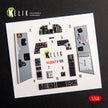 3D Decals Interior Aircraft Northrop F-5N (for AFV Club Plastic Model Kit) Scale 1:48 KeliK K48069 USA